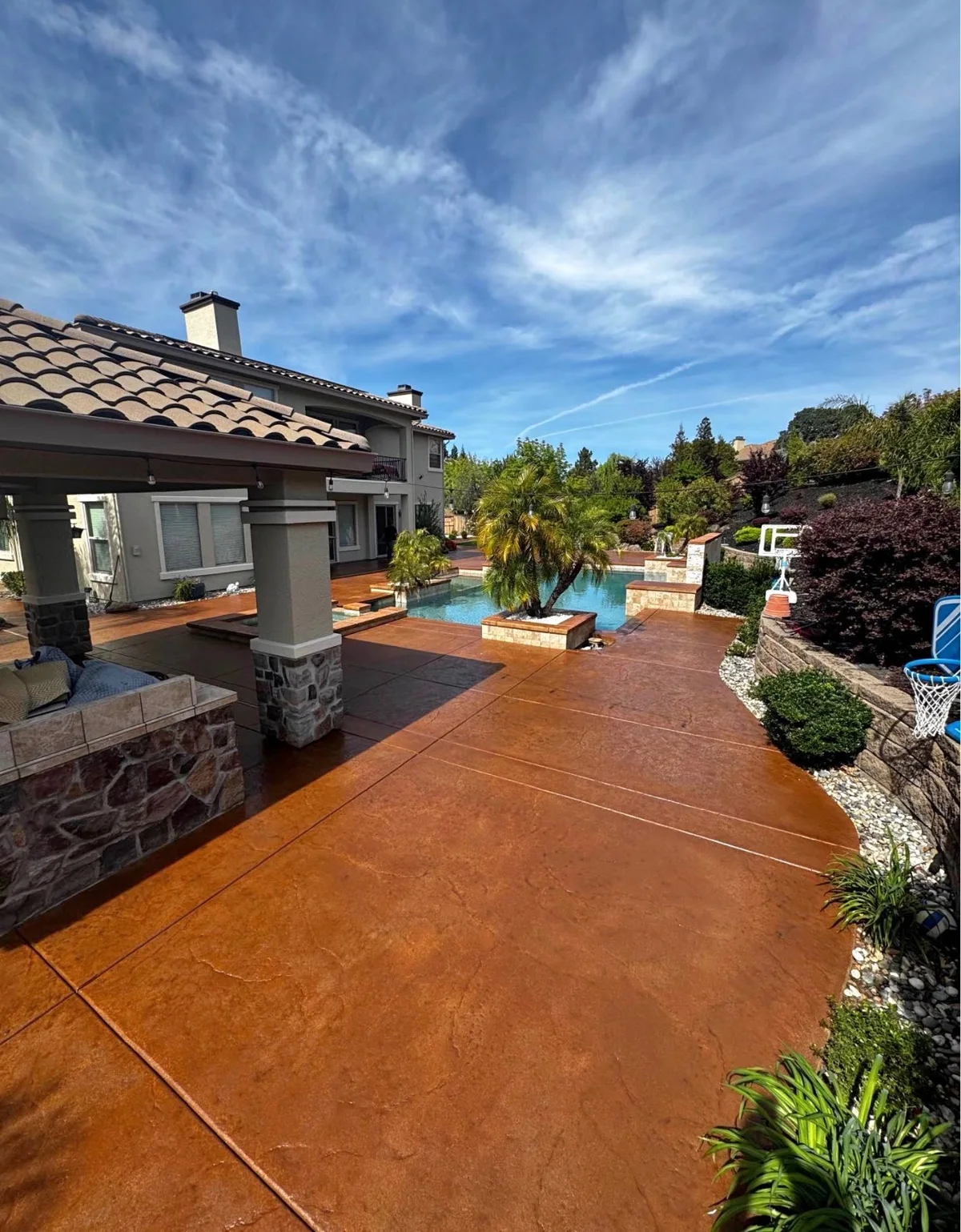 Concrete Stain & Seal design example
